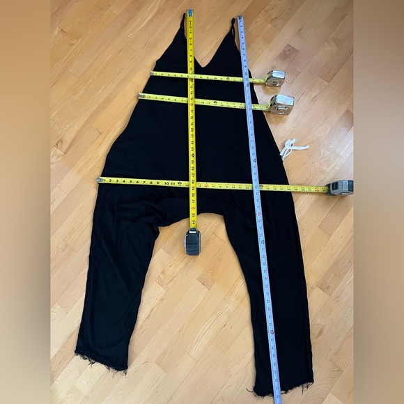 🧘‍♀️Buddha Pants The Savannah Jumpsuit Black Halter Yoga Harem Women Size M 8-10 - Picture 10 of 17